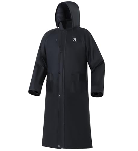 Amazon.com: RainRider Raincoat for Men Waterproof Long Rain Jacket